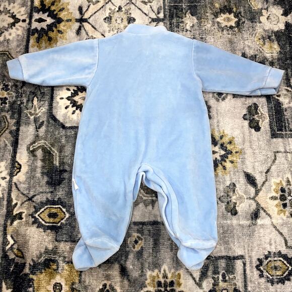 Blue and White Baby bodysuit outfit Cotton Mix Newborn - Picture 4 of 5